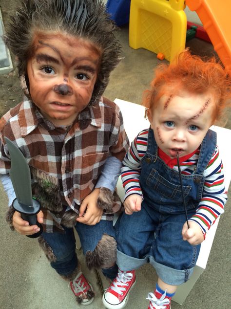 DIY costumes #kidscostumes #diy #chuckie #werewolf #bestcostume #easy Boys Werewolf Costume, Werewolf Costume Kids, Diy Costumes Kids Boys, Zombie Halloween Costumes, Werewolf Costume, Halloween Infantil, Pet Parade, Easy Diy Costumes, Kids Carnival