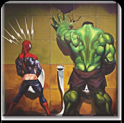 Superhero Bathroom, Avengers Poster, Personalized Shower Curtain, Creation Art, Nordic Poster, Anime Wall Art, Art Kits, Wall Art Canvas Painting, Bathroom Wall Art