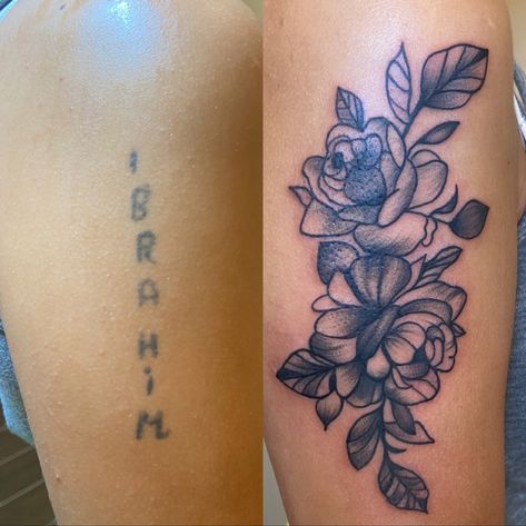 Mini Cover Up Tattoo, Name Tattoo Cover Up Ideas, Cover Up Tattoos For Women, Girls Cover Up, Tattoo S, Name Covers, Anklet Tattoos, Tattoo Cover Up, Up Tattoo