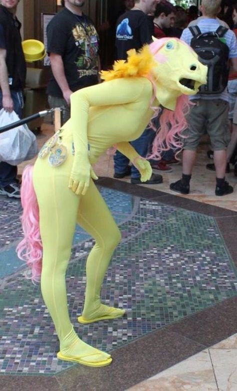 Creepy Cosplay, Fluttershy Cosplay, Mlp Cosplay, Mlp Funny, My Little Pony Costume, Mlp Memes, My Lil Pony, My Little Pony Pictures, My Little Pony Characters