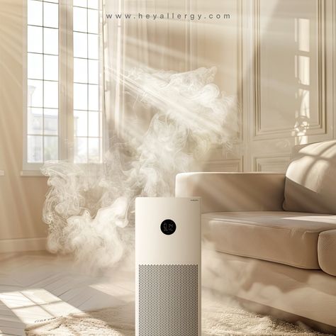 Clear the air, clear the allergies! 💨 Air purifiers help to remove allergens like pollen, dust, and pet dander, creating clean and fresh air in your home. 💧 Pet Dander, Air Purifier, Fresh Air, Allergies, Design