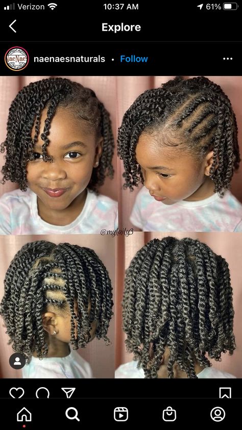 Braids And Twists Hairstyles Kids, Black Girls Hairstyles Kids Natural, Black Toddler Hairstyles Girl Braids Natural Kids, Protective Styles For Black Girls Kids, Twists For Little Black Girls Hair, Natural Hairstyles For Toddlers Black, Kids Twists Hairstyles, Flat Twist Kids Hairstyles, Kids Hairstyles Twists