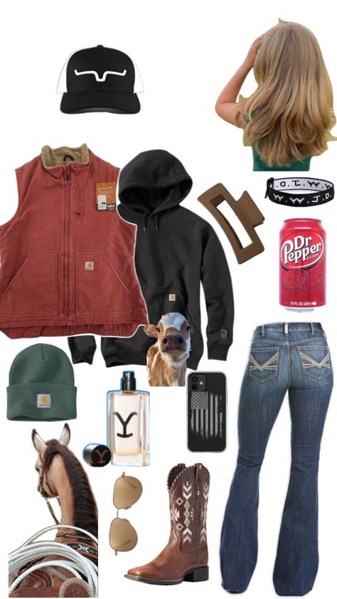 Yellowstone Beth Dutton Wardrobe, Yellowstone Aesthetic Outfits, Yellowstone Inspired Outfits, Yellowstone Outfit Ideas, Yellowstone Aesthetic, Outfit Basics, Yellowstone Outfits, Themed Outfits, Inspired Outfits