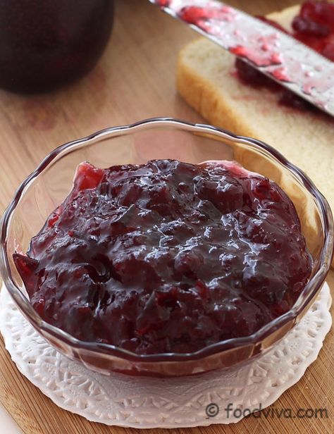 Plum Jam Without Pectin, Plum Jam Recipe, Worcestershire Sauce Recipes, Jam Without Pectin, Fruit Jam Recipes, Plum Jam Recipes, Canning Jam, Ground Chicken Recipes, Plum Jam