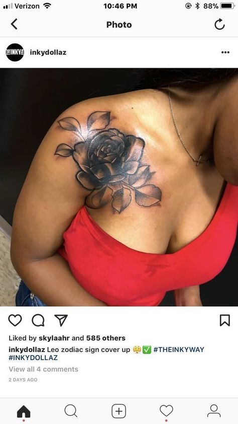 Shoulder Tattoos For Women Black, Rose Shoulder Tattoos For Women, Rose Shoulder Tattoos, Theigh Tattoos, Fly Tattoos, Ink Monster, Living In The Mountains, Cute Shoulder Tattoos, Julian California