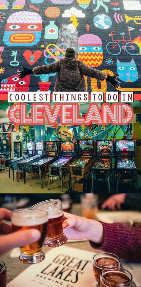 The coolest and best things to do in Cleveland Ohio #USAtravel #USAtrip #Ohio Ohio Travel | Ohio things to do in | Cleveland things to do in | Cleveland Ohio | USA Travel #TravelDestinationsUsaCities Ohio State Vs Michigan, Yellow Springs Ohio, Ohio Vacations, Usa Florida, Ohio Travel, Midwest Travel, Northeast Ohio, Ohio Usa, Usa Travel Destinations