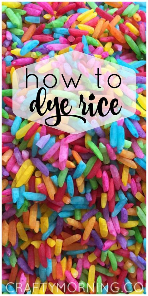 Holi Activities, Dye Rice, Toddler Sensory Bins, Sensory Tubs, Crafty Morning, Sensory Crafts, Colored Rice, Toddler Sensory, Sensory Boxes