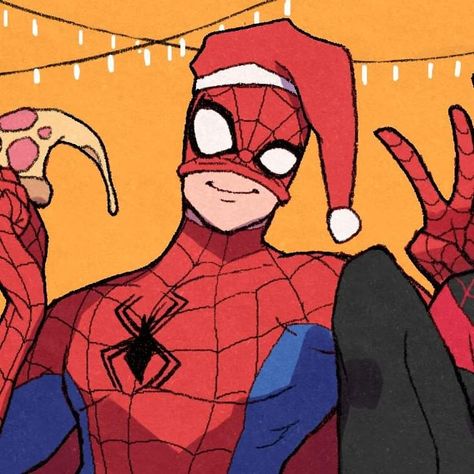 Spiderman Christmas, Superhero Comics Art, Spiderman Funny, Image Spiderman, Spiderman Drawing, Drawing Superheroes, Christmas Comics, Christmas Spider, Spiderman Artwork