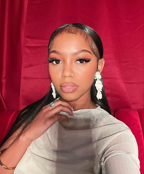 Mikaria Janae Outfits, Mikaria Janae, Black Ponytail Hairstyles, Pretty Pink Princess, African Braids Hairstyles, Baddie Hairstyles, Nails Coffin, Black Natural Hairstyles, Flawless Makeup