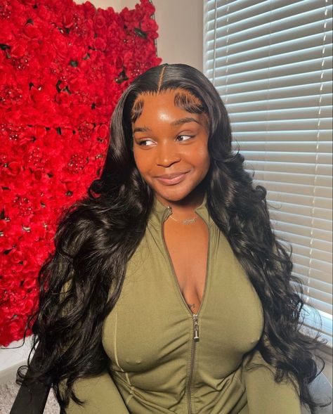 Vegas Hair, Frontal Wig Hairstyles, Flat Iron Hair Styles, Hairstyle Gallery, Yellow Hair, Peruvian Hair, Lace Closure Wig, Closure Wig, Wigs For Black Women