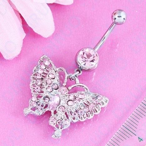 Piercings Butterfly, Unusual Piercings, Belly Button Piercings, Belly Button Piercing Jewelry, Belly Piercing Jewelry, Piercing Inspo, Glitter Jewelry, Belly Bar, Belly Button Jewelry