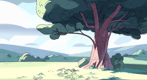 Steven Universe Background, Photoshop Landscape, Bg Design, Pretty Backgrounds, Perspective Art, Background Art, Cartoon Background, Environmental Design, Cute Little Drawings