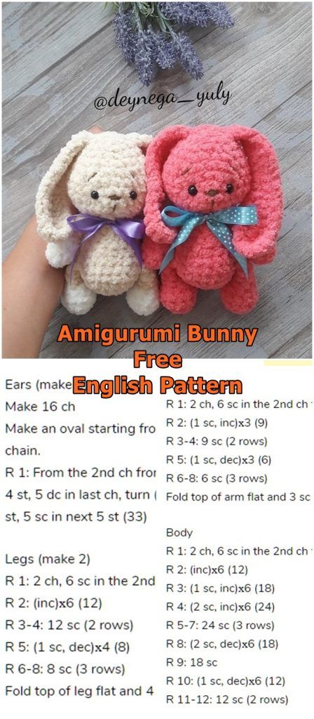 Crocheted Bunnies, Crocheted Stuffed Animals, Beautiful Amigurumi, Bunny Free Crochet Pattern, Crochet Creatures, Crazy Crochet, Crochet Toys Free, Crochet Bunny Pattern, Easter Crochet Patterns