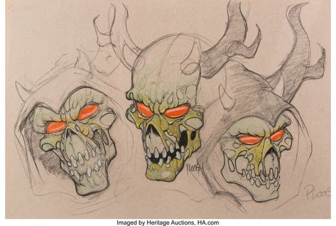 Cauldron Concept Art, Mike Ploog, Black Cauldron, The Black Cauldron, Disney Concept Art, Arte Fantasy, Illustration Character Design, Disney Drawings, Dark Fantasy Art