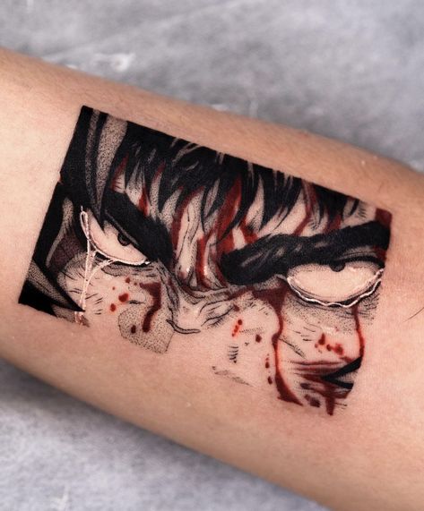 Berserker Tattoo, Funky Tattoos, Bull Tattoos, Manga Tattoo, Tattoo Style Drawings, Eye Tattoo, Dope Tattoos, Simplistic Tattoos, Anime Tattoos