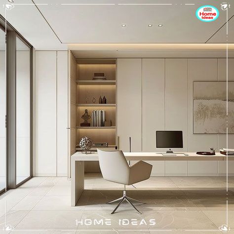 Innovative home office setups that help you stay organized, focused, and inspired every day while working remotely   ideas with a futon  Home office ideas with a sofa  Home office ideas with a coffee table  Home office ideas with a side table  Home office ideas with a floor lamp  Home office ideas with a desk lamp  Home office ideas with a table lamp  Home office ideas with a pendant light  Home office ideas with a chandelier  Home office ideas with track lighting  Home office ideas Birch Plywood Office, Office With Storage, Home Desk Ideas, Modern Office Room, Pretty Office Space, Mens Home Office Ideas, Office Design Trends, Corporate Interior Design, Modern Home Offices