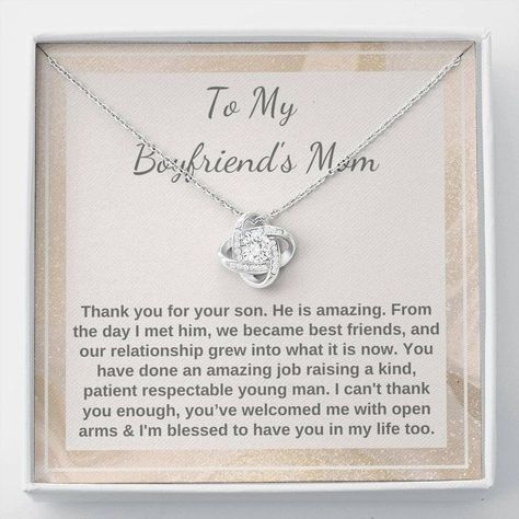 To My Boyfriends Mom Necklace, Gifts For Boyfriends Mom, To My Boyfriends Mom, Gifts For Boyfriends, Boyfriends Mom Gifts, Diy Gifts For Mom, Mom Ideas, Bf Gifts