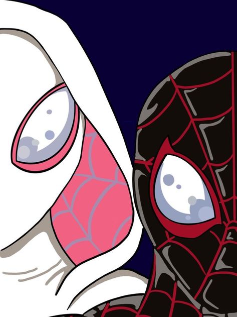 Gwen Astetic, Spiderman Drawing For Boyfriend, Miles Morales Painting Canvas Easy, Spider Gwen Painting, Painting Ideas Spiderman, Spiderman Draw, Spiderman Canvas Art, Spiderman And Gwen, Spiderman Gwen