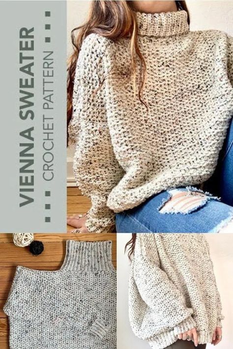 Gilet Crochet, Crochet Sweater Pattern Free, Diy Vetement, Where I Live, Welcome Fall, Crochet Clothes Patterns, Crochet Cardigan Pattern, Chunky Crochet, Sweater Crochet Pattern