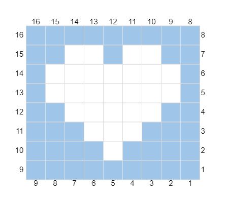 Crochet C2c Grid, C2c Crochet Heart Pattern Free, Small C2c Crochet Pattern, Small C2c Crochet Pattern Free, Crochet Small Tapestry, Small Pixel Crochet Pattern, Graphs For Crochet, How To Crochet Grid Patterns, Small Pixel Grid Crochet