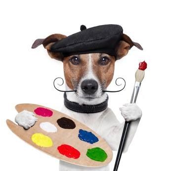 Love this painter jrt!! Chien Jack Russel, Dog Stock Photo, Painter Artist, Banner Images, Stock Photography Free, Jack Russell Terrier, Artist Canvas, Jack Russell, Dog Walking