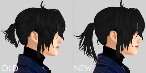 TIANSHI88: MINOR EDITS | Patreon Ts4 Male Hair Cc Patreon, Sims 4 Cc Hair Half Color, Enstars Sims 4 Cc, Sims Hair Ponytail, Male Ponytail Sims 4 Cc, Sims 4 Split Hair, Sims 4 Jino Hair Cc, Sally Face Sims 4 Cc, Sims Cc Ponytail