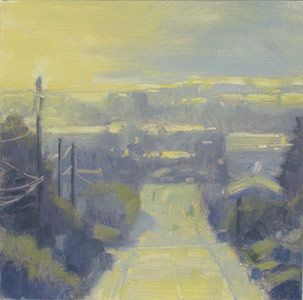 Mitchell Albala Landscape Paintings, Mitchell Albala, City Scapes, Art City, New Works, Before Sunset, Color Studies, Plein Air Paintings, Environment Design