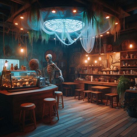 Fantasy Coffee Shop, Coffee Shop, Coffee