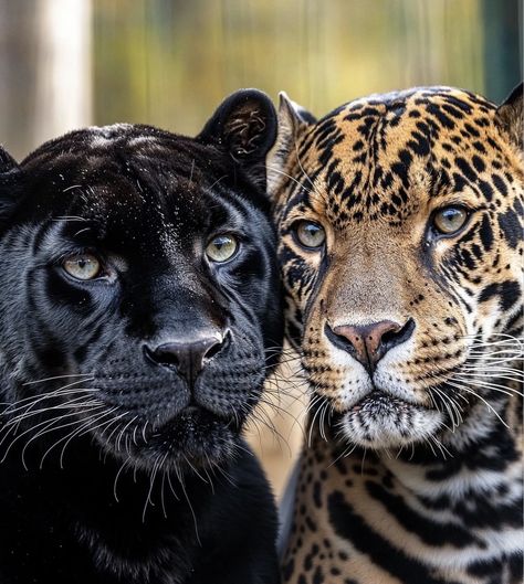 Glamour Blonde And Brunette, Jaguar And Leopard, Duo Wallpaper, Tigers Wallpaper, Leopard Photo, Cheetah Pictures, Leopard Aesthetic, Glamour Wallpaper, Jaguar Wallpaper