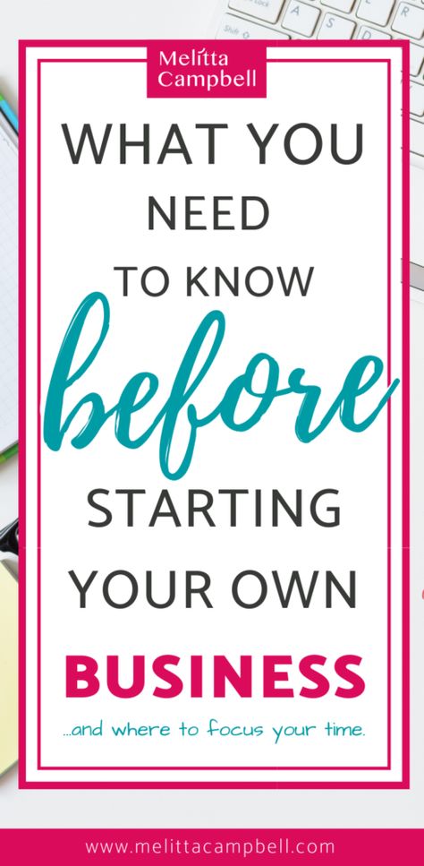 What you need BEFORE starting your own business - Melitta Campbell Home Business Ideas, Start A Business From Home, Start Your Own Business, To Start A Business, The Hardest Part, Start A Business, Your Own Business, Small Business Ideas, Online Entrepreneur