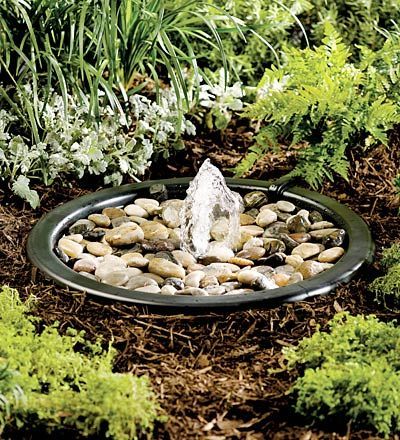 Solar power -                                                      Pebble Fountain Solar Fountains Outdoor, Ferro Cement, Solar Fountain Ideas, Outdoor Water Fountains, Diy Solar Fountain, Garden Water Features, Solar Water Fountain, Fountain Ideas, Outdoor Water Features