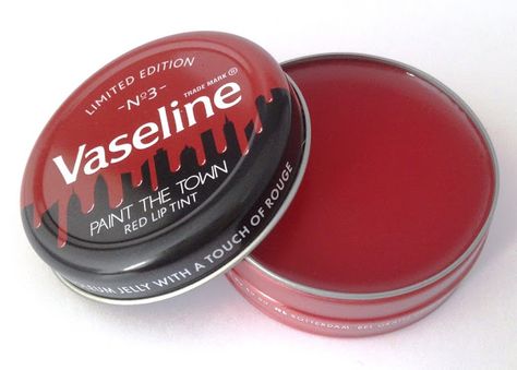 Red Lip Tint, Lip Scrub Recipe, Sm Town, Paint The Town Red, Vaseline Lip Therapy, Lip Therapy, Vaseline Lip, Scrub Recipe, Skin Care Items