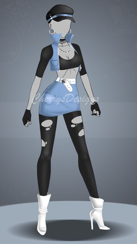 (OPEN) Auction Adopt - Outfit 502 by CherrysDesigns Oc Clothes Outfit Ideas Art, Adoptables Outfit, Drawing Girls, Clothes Drawing, Clothing Sketches, Art Outfits, Dress Design Drawing, Anime Clothing, Clothing Design Sketches