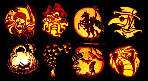 Carving Patterns Free Printable, Scary Pumpkin Carving Patterns, Halloween Pumpkin Carving Ideas, Pumpkin Carving Stencils Templates, Cat Pumpkin Carving, Pumpkin Carving Patterns Free, Halloween Pumpkin Carving, Scary Halloween Pumpkins, Halloween Pumpkin Carving Stencils