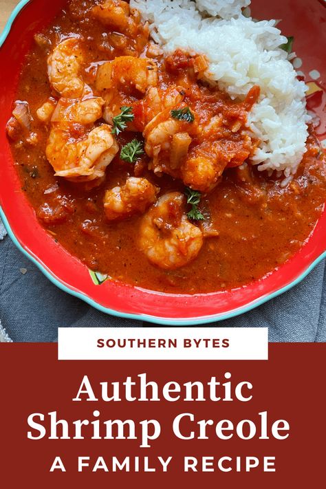 Couvillion Recipe, Creole Recipes Louisiana, Shrimp Creole Recipe Easy, Shrimp Creole Recipe, New Orleans Shrimp, Creole Dishes, Creole Shrimp Recipes, Creole Shrimp, Southern Foods