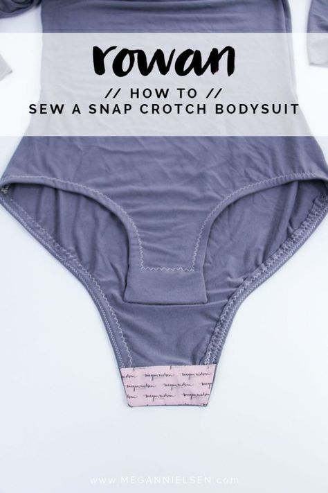 How to sew a snap crotch bodysuit // A Rowan tutorial http://blog.megannielsen.com/2017/06/sew-snap-crotch-bodysuit-rowan-tutorial/?utm_campaign=coschedule&utm_source=pinterest&utm_medium=Megan%20Nielsen%20Patterns&utm_content=How%20to%20sew%20a%20snap%20 Fat Quarter Projects, Beginner Sewing Projects Easy, Leftover Fabric, Sewing Projects For Beginners, Sewing Skills, Love Sewing, Sewing Gifts, Sewing For Beginners, How To Sew