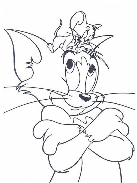 Tom y Jerry 113 dibujos faciles para dibujar para niños. Colorear Tom And Jerry Coloring Pages, Tom And Jerry Coloring, Tom A Jerry, Tom And Jerry Drawing, Tom And Jerry Kids, Tom Und Jerry, Tom And Jerry Pictures, Tom Y, Beach Coloring Pages