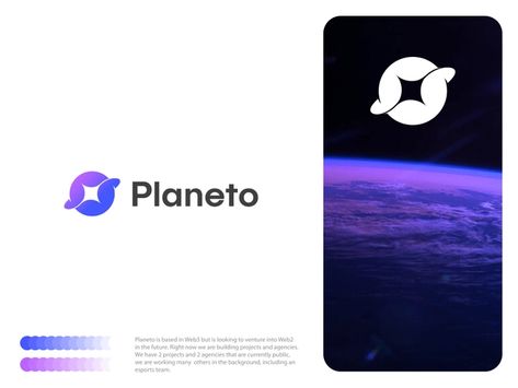 Cosmos Logo, Planet Images, Tech Logo Design, Planets Images, Unicorn Logo, Earth Logo, Planet Logo, Logo Illustration Design, Tech Logo