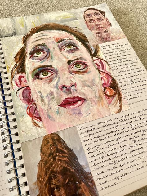 David Theron Artist Research, David Theron Art, David Theron, A Level Sketchbook, Gcse Graphics, Artist Research Page, Gcse Sketchbook, Art Identity, Artist Research