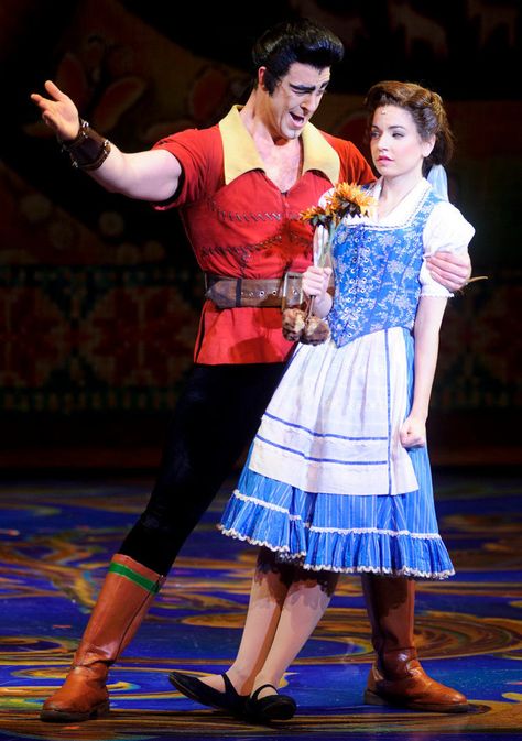 Gaston and Belle "Me" #BeautyAndTheBeast Musical Theatre Outfit, Theatre Outfit Ideas, Gaston And Belle, Theatre Outfit, Beauty And The Beast Costume, Beast Costume, Broadway Costumes, Belle Beauty And The Beast, Theatre Geek