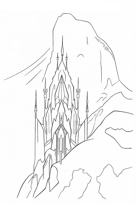 disney frozen ice palace coloring pages | coloring page frozen palace elsa Elsa's Castle, Frozen Elsa Castle, Disney Frozen Castle, Frozen Palace, Elsa Castle, Elsa Coloring, Castle Coloring Page, Frozen Crafts, Elsa Coloring Pages