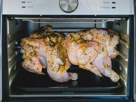 Air Fryer Rotisserie Cornish Game Hens, Rotisserie Cornish Hens Recipes, Cornish Hens In Air Fryer, Cornish Hen Air Fryer Recipe, Cornish Hen Crock Pot Recipe, Air Fryer Cornish Hen Recipe, Kalorik Air Fryer, Cornish Game Hen Recipes, Roasted Cornish Hen