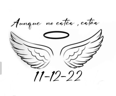 Angel Wing Tattoo Memorial, Lost Baby Tattoo, Nick Tattoos, Wing Tattoos On Wrist, Tattoos To Honor Mom, Baby Memorial Tattoos, Baby Angel Tattoo, Memorial Tattoo Ideas, Alas Tattoo