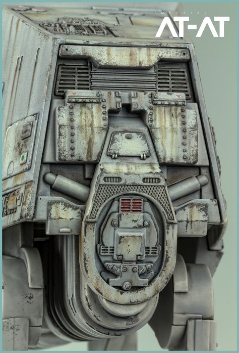 Star Wars Miniatures, Imperial Walker, At At Walker, Star Wars Crafts, Star Wars Design, Star Wars Models, Star Wars Vehicles, Sci Fi Models, Star Wars Images