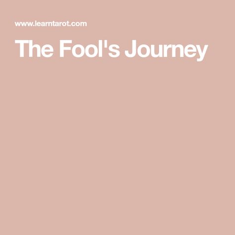 The Fools Journey, Fools Journey, Witch Tarot, Tarot Meanings, Witch Books, Free Online Courses, Online Course, The Fool, Online Courses