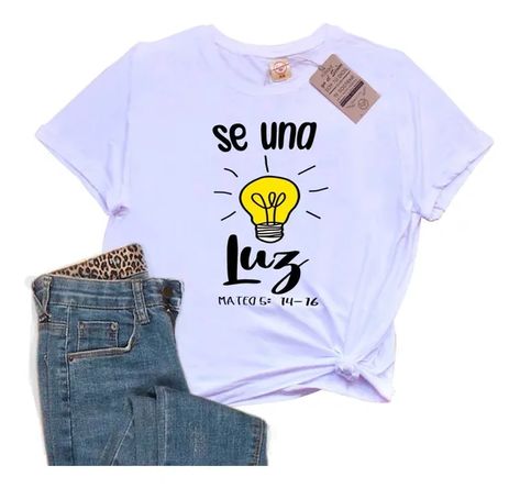 Camisetas Cristianas Mujer | MercadoLibre 📦 Faith Over Fear, Bible, Fashion Outfits, Women's Top, T Shirt, Clothes