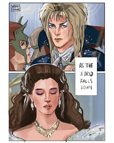 Merrisaur en X: "Early v-day art ft. Jareth and Sarah from labyrinth 👉 (I'm so obsessed with columbo's artstyle, hoping to find mine along the way 😭) #labyrinth #valentines #jareth #jareththegoblinking #artph #goblinking #artoninstagram #davidbowie #jenniferconnelly #sarahwilliams #jimhenson https://t.co/mAS3UY2Uzh" / X Sarah From Labyrinth, Jennifer Connelly Labyrinth, Jareth And Sarah, Labyrinth Jareth, Jim Henson Labyrinth, David Bowie Labyrinth, Labyrinth Art, Bowie Labyrinth, Labyrinth 1986