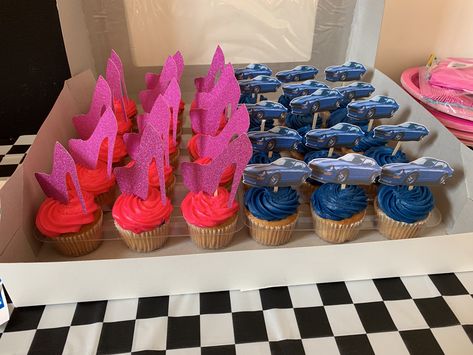 Wheels Or Heels Gender Reveal Ideas, Hot Wheels Or High Heels Gender Reveal, Heels Or Wheels Gender Reveal Ideas, Wheels Or Heels Gender Reveal Decoration, Wheels Or Heels Gender Reveal, Wheels Or Heels Gender Reveal Cake, Gender Reveal Food, Bow Gender Reveal, Boy Gender Reveal