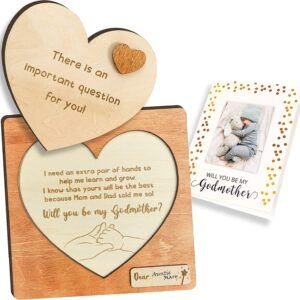 Handmade Gifts For Godmother, Gifts For Godmother, Godchild Gift, Godmother Proposal, God Mother, Wet Felting Projects, Baptism Cards, Godmother Gifts, Gifts Fo