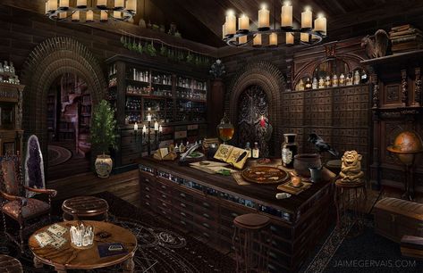 Fantasy Locations, Fantasy Shop, Fantasy Rooms, Fantasy House, Fantasy Setting, Fantasy Places, Character Building, Environment Design, Environment Concept Art